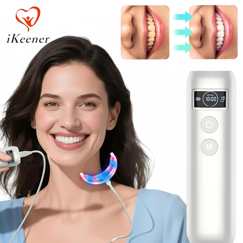 Teeth Whitening For Trays - Tandenbleek-accelerator met 16 LED rood-blauwe verlichtingsstrips