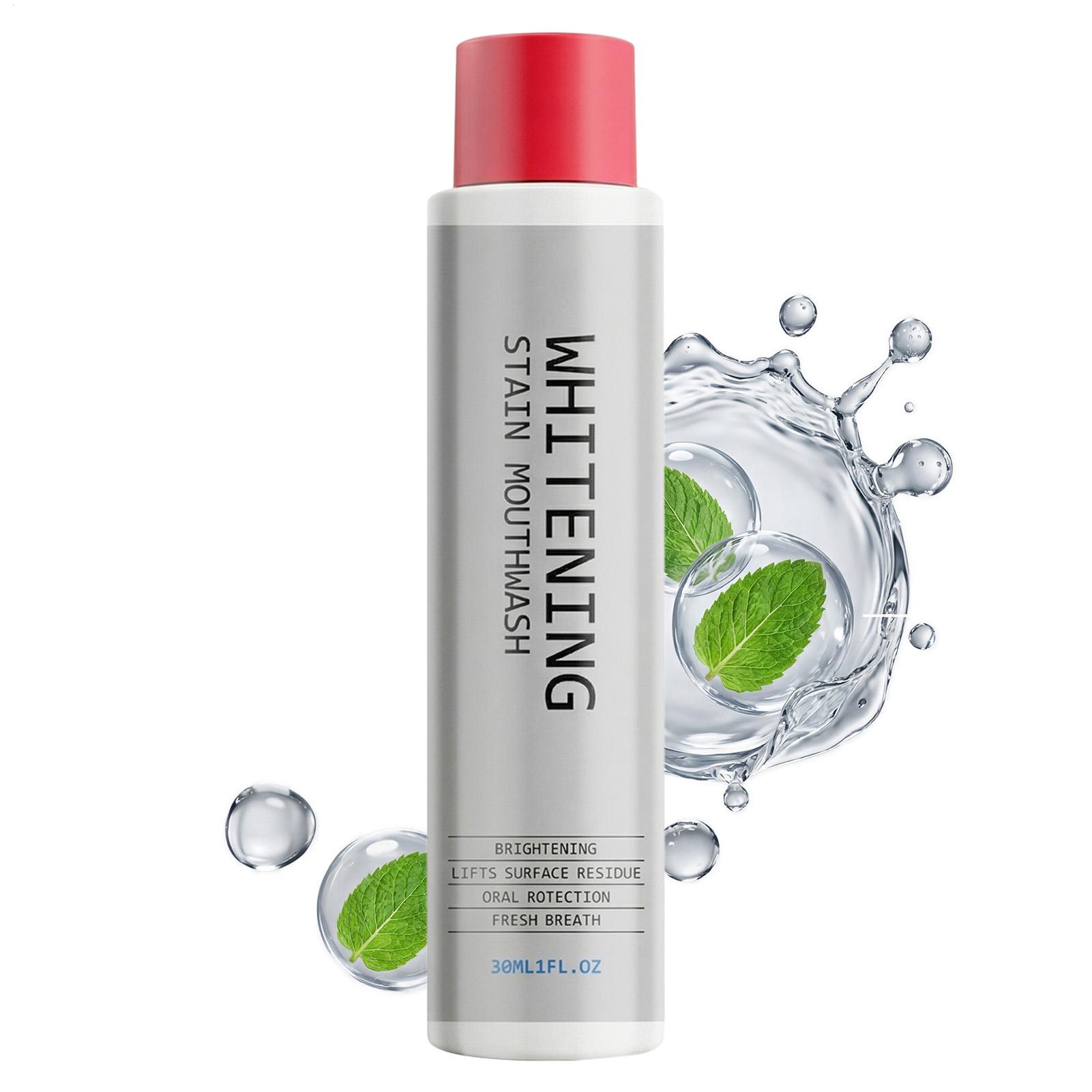 Whitening Mouthwash - 30ml Vlekkenverwijderende Mondwater, Verwijdert Geuren, Witte