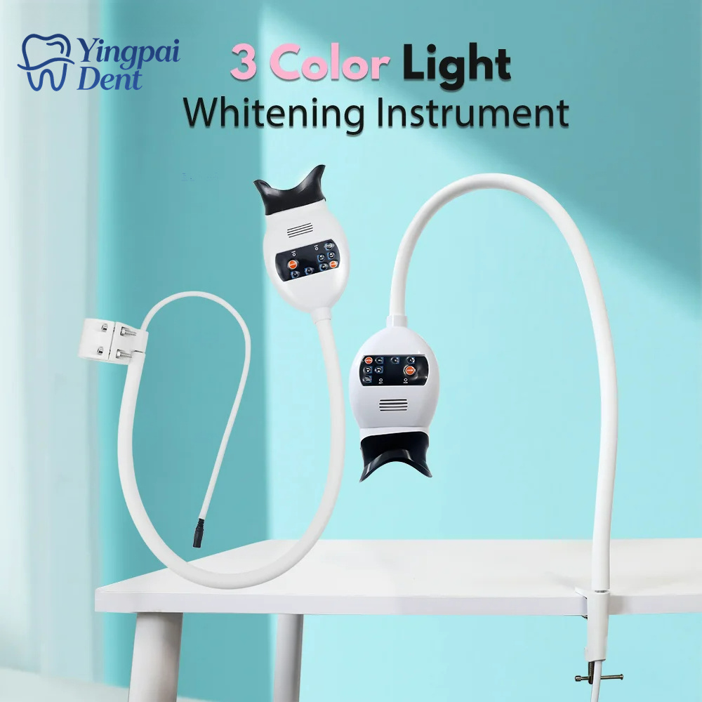 Teeth Whitening With Led Light - Verstelbare 3 Kleuren LED Tandenbleekversneller Tandheelkundige