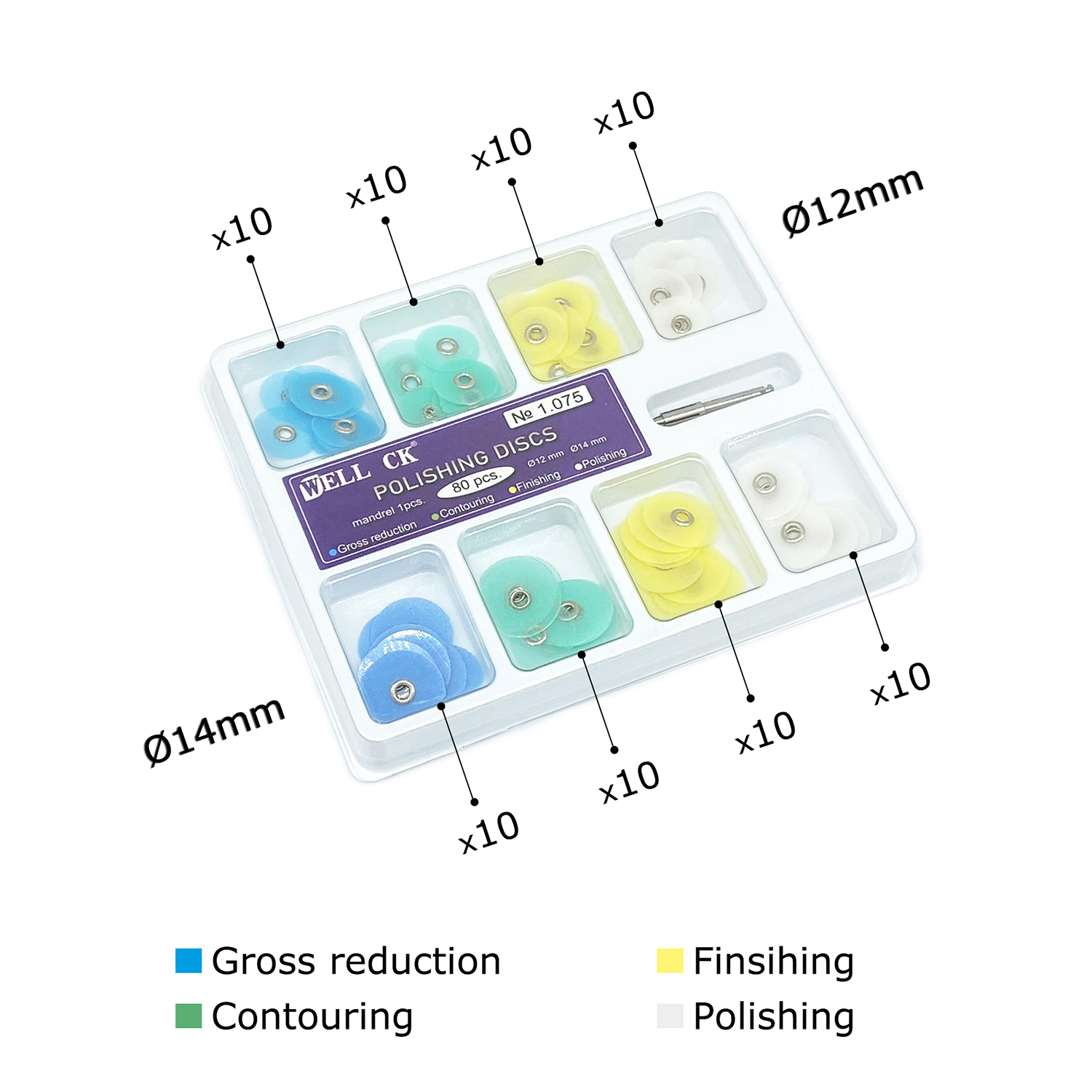 WELL CK 40/80 Stuks Tandheelku - Teeth Whitening Express recensie en prijs