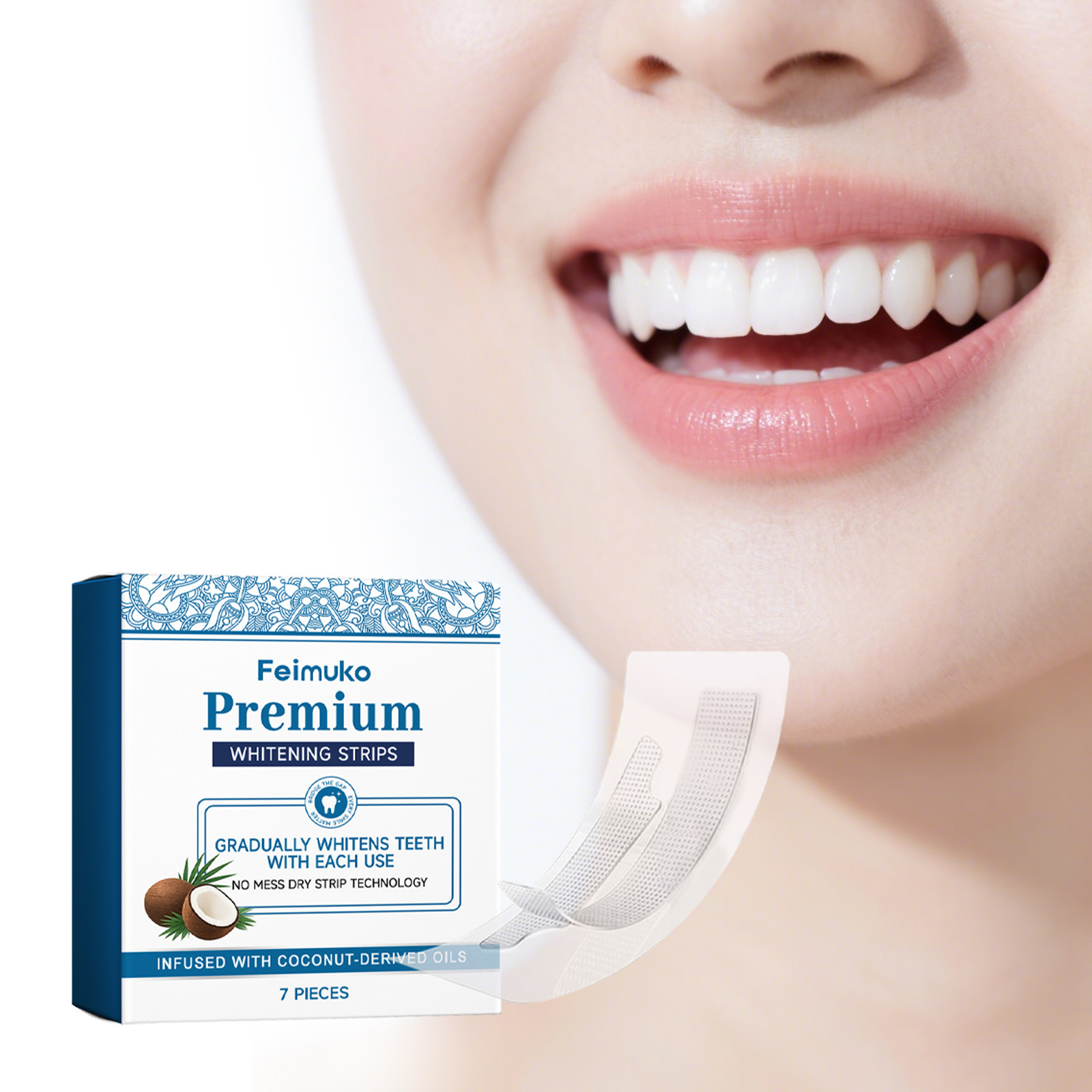 Feimuko Kokosolie Tandbleekstr - Teeth Whitening With Coconut Oil recensie en prijs