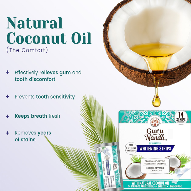 14 stks/doos Kokosolie Tanden  - Teeth Whitening With Coconut Oil recensie en prijs