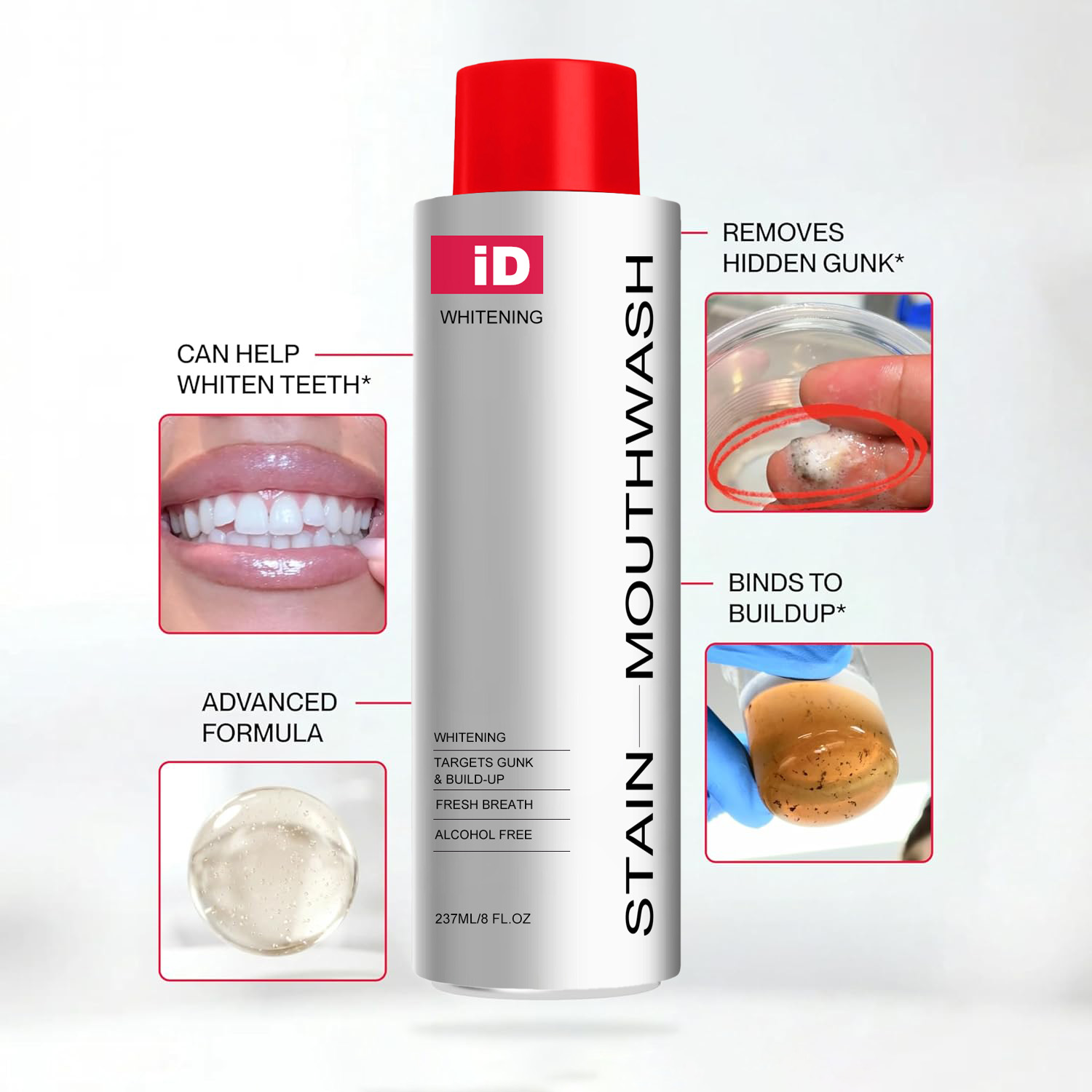 Nieuwe Vlekkenverwijderende Mo - Whitening Mouthwash recensie en prijs