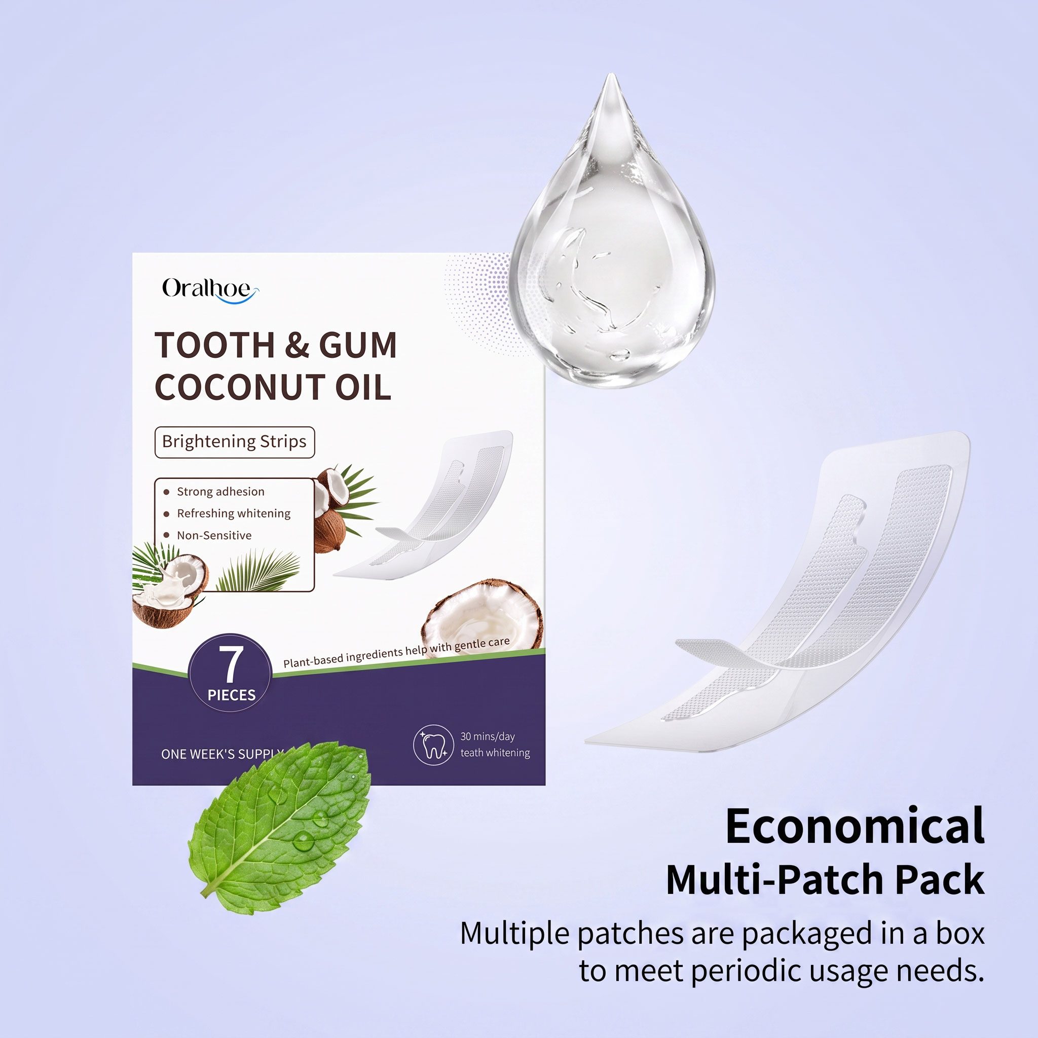 Kokosolie Tandstrips Frisse Ad - Teeth Whitening With Coconut Oil recensie en prijs