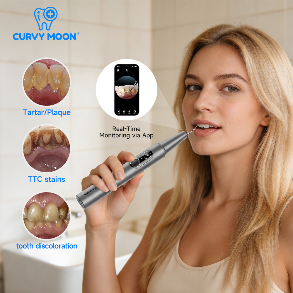 CURVY MOON Zichtbare elektrisc - Teeth Whitening Express recensie en prijs