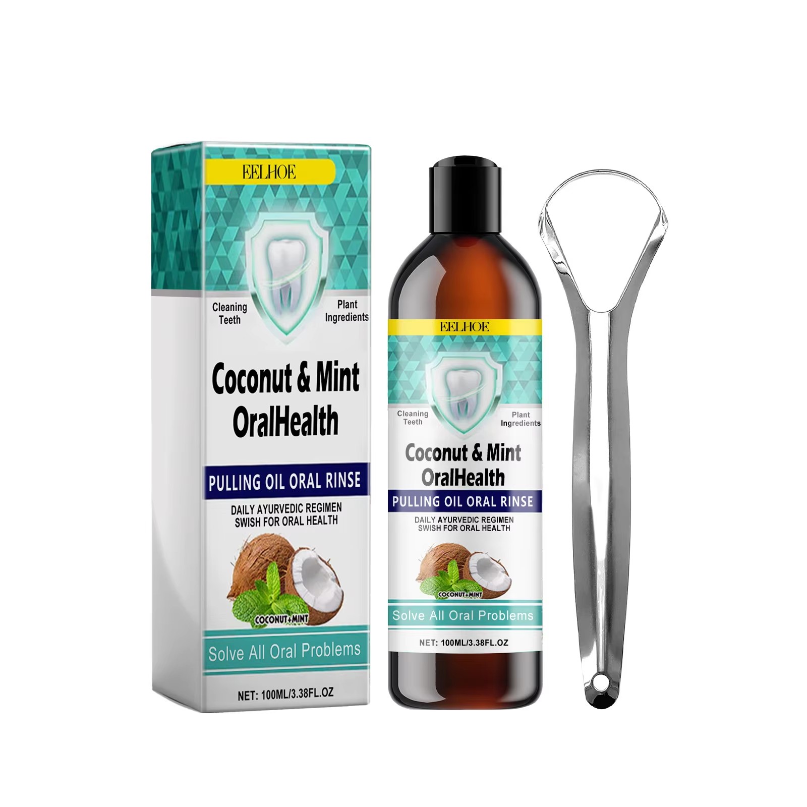 EELHOE Mint Kokosolie Trekken  - Teeth Whitening With Coconut Oil recensie en prijs