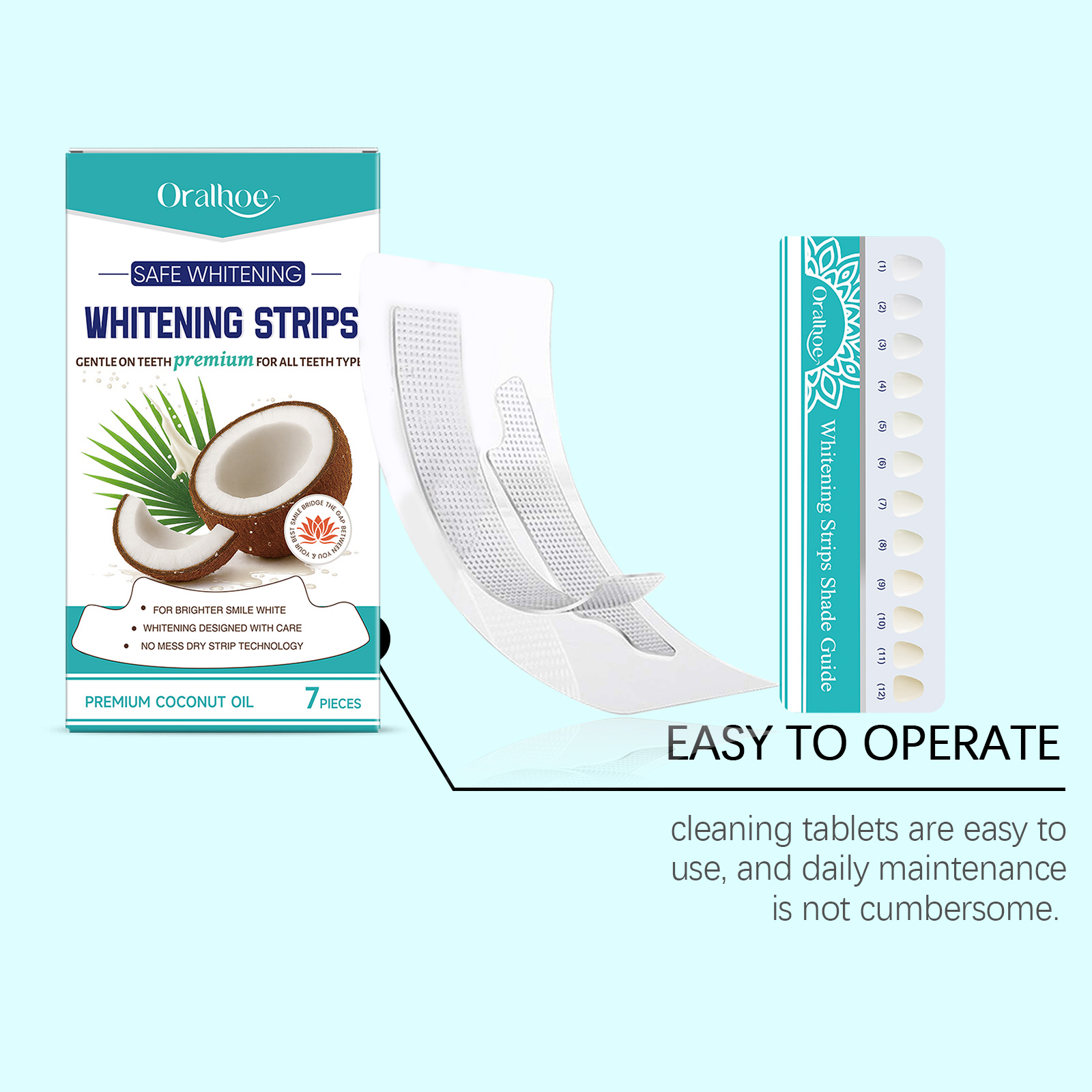 Tandenbleekstrips met kokosoli - Teeth Whitening With Coconut Oil recensie en prijs