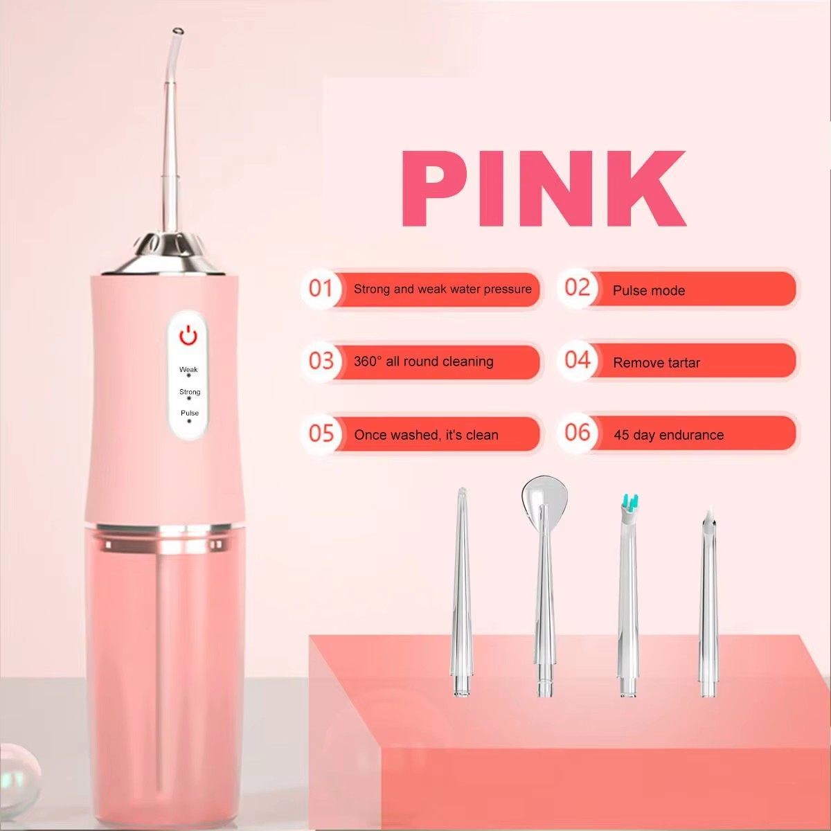 Monddouche, waterflosser, tand - Whitening Mouthwash recensie en prijs