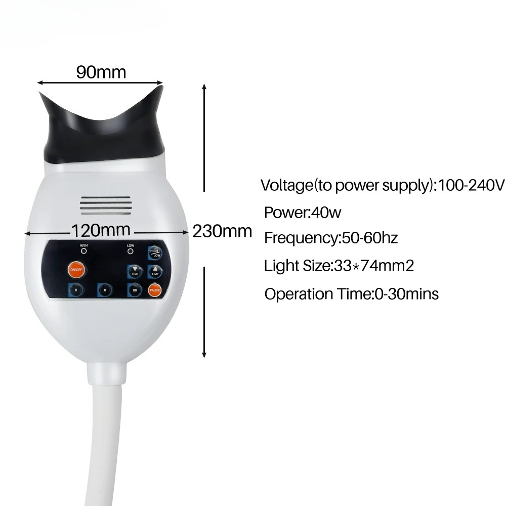 Verstelbare 3 Kleuren LED Tand - Teeth Whitening With Led Light recensie en prijs