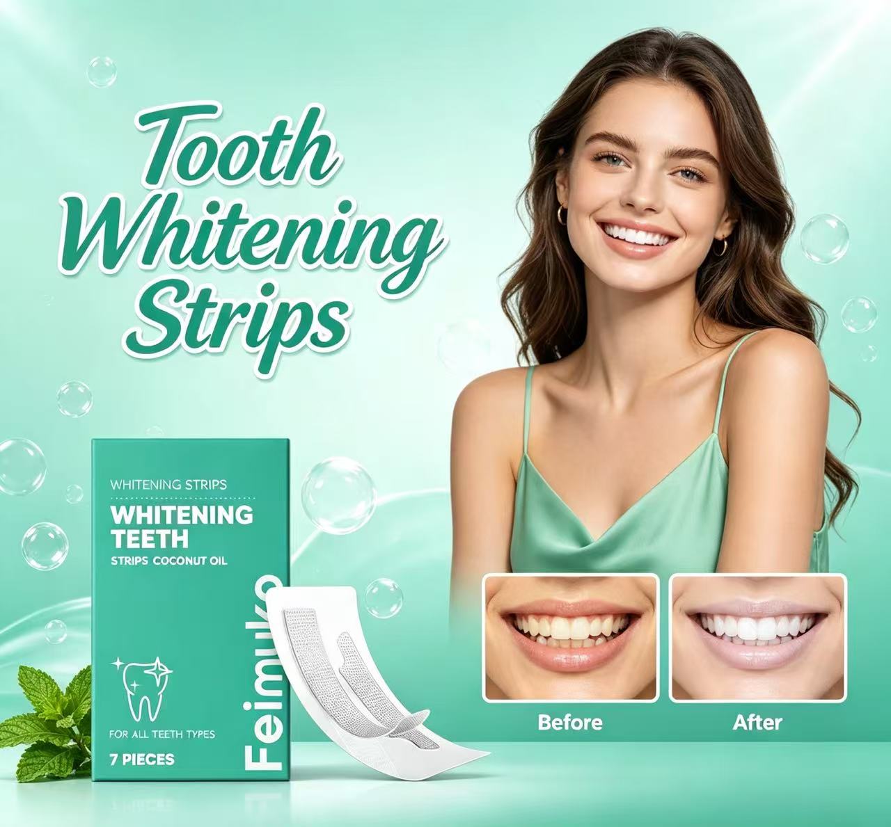 Kokosolie Tandenbleekstrips Za - Teeth Whitening With Coconut Oil recensie en prijs
