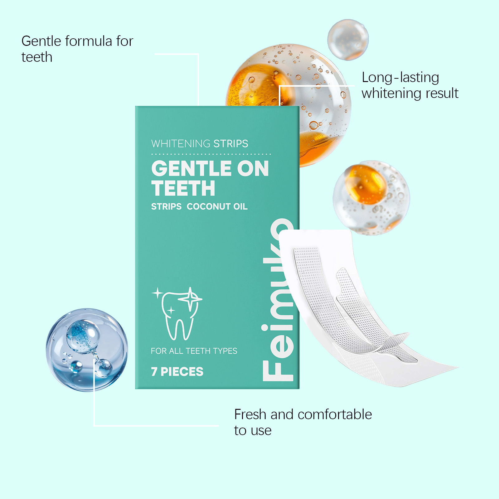 Kokosolie Tandenbleekstrips Za - Teeth Whitening With Coconut Oil recensie en prijs