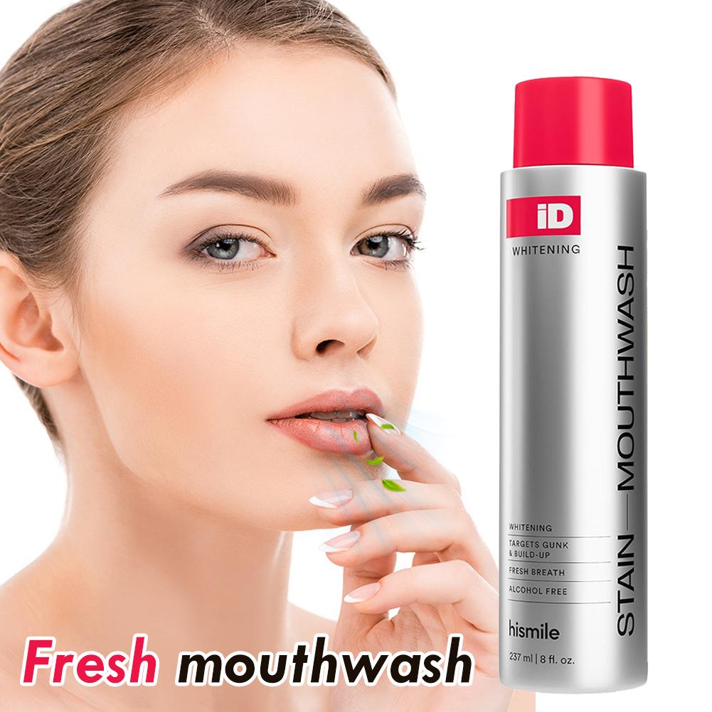 Hismile iD Alcoholvrije mondwa - Whitening Mouthwash recensie en prijs