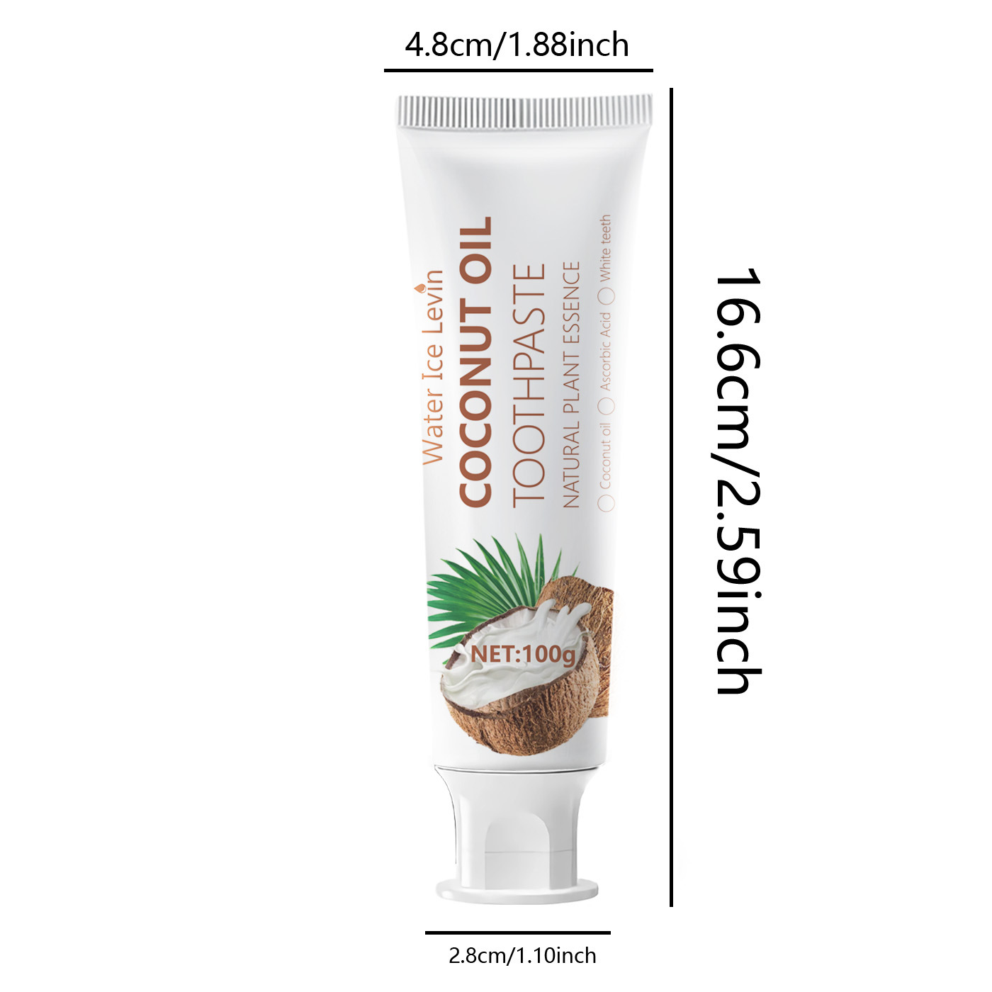 100g Kokosolie Whitening Tandp - Teeth Whitening With Coconut Oil recensie en prijs