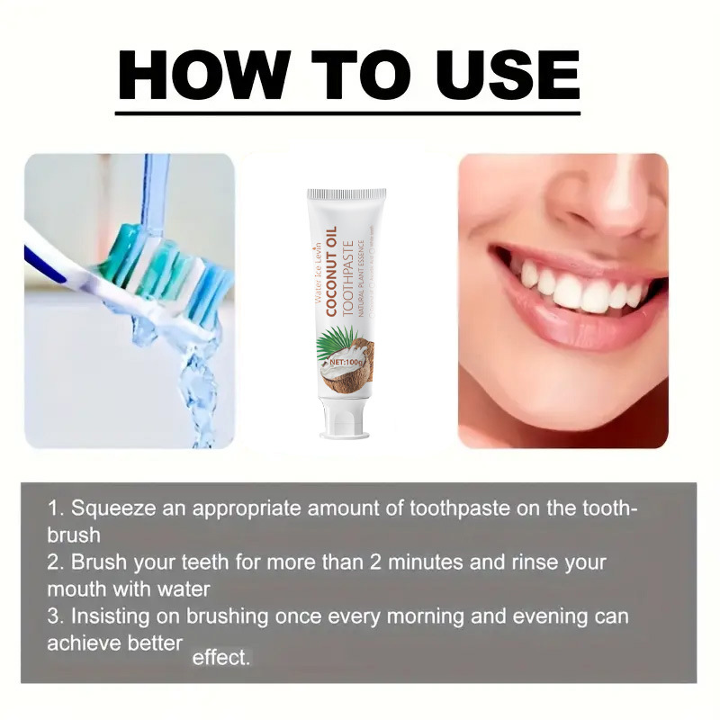 100g Kokosolie Whitening Tandp - Teeth Whitening With Coconut Oil recensie en prijs