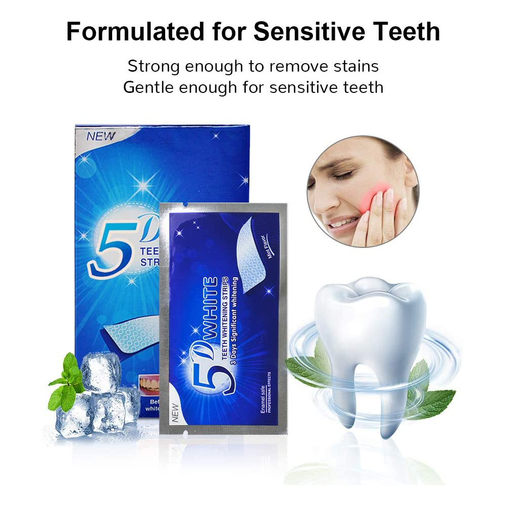 5D Witmakende Tandstrips, Whit - Teeth Whitening Clinic recensie en prijs