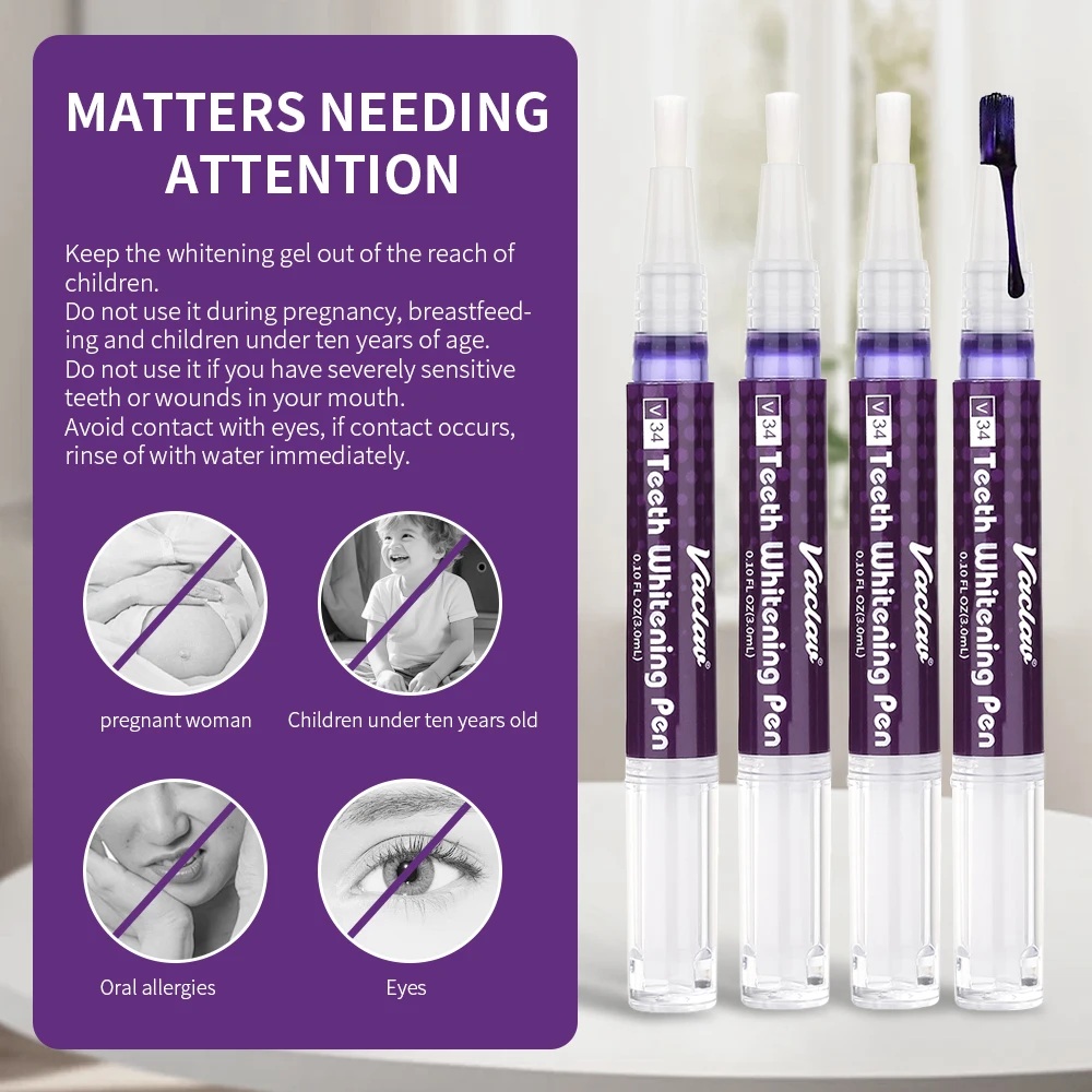 Vaclav V34 Paarse tandenbleekg - Teeth Whitening Clinic recensie en prijs