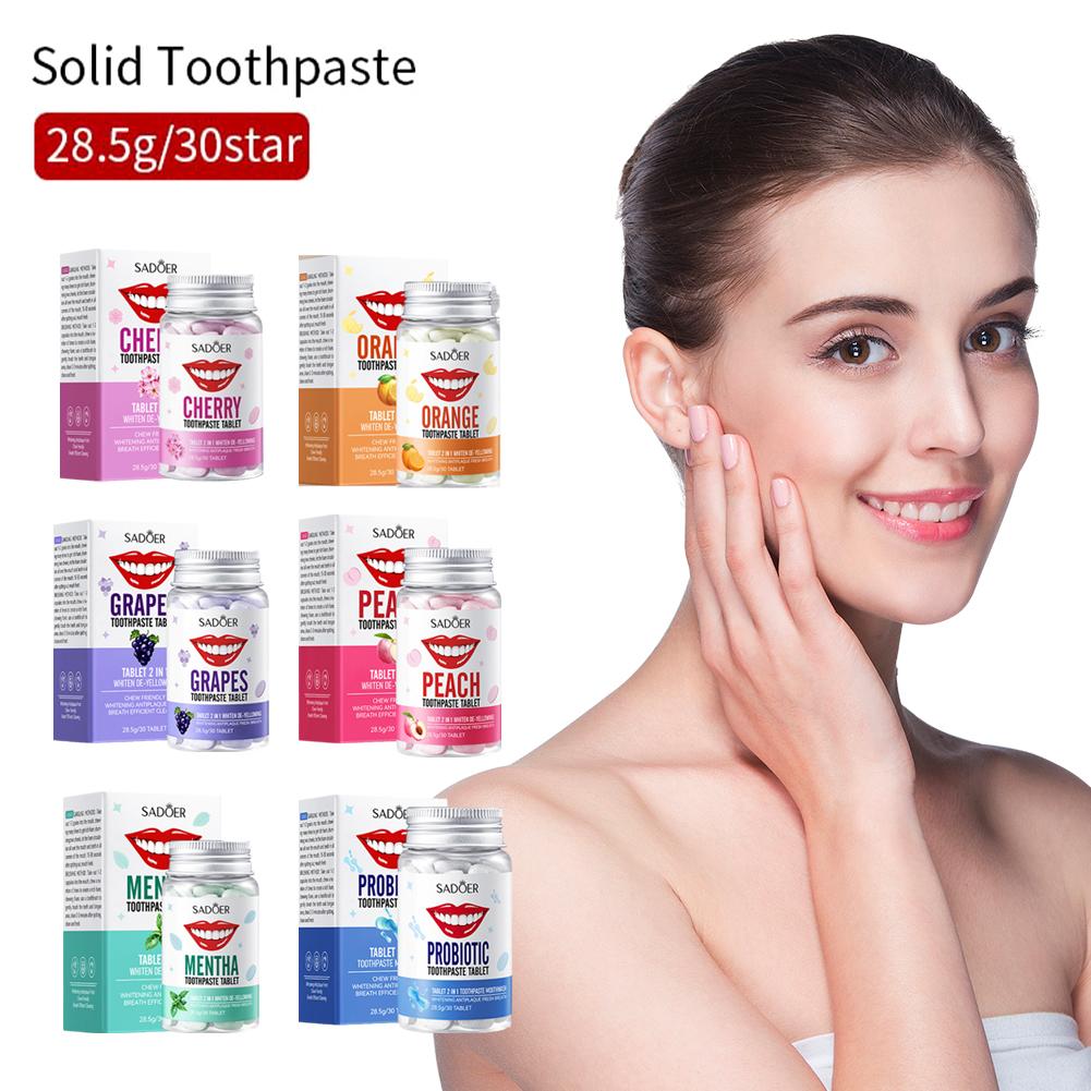 Mint Stevige Tandpasta Tablett - Whitening Mouthwash recensie en prijs